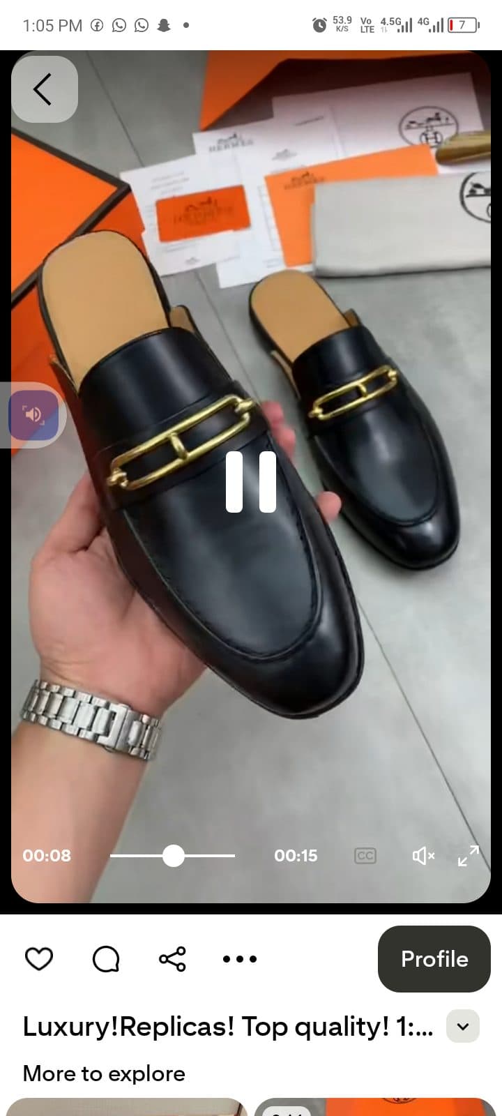 Men's half shoes